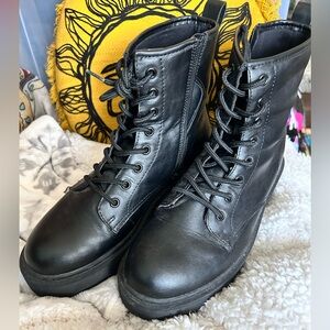 Black Combat Boots
